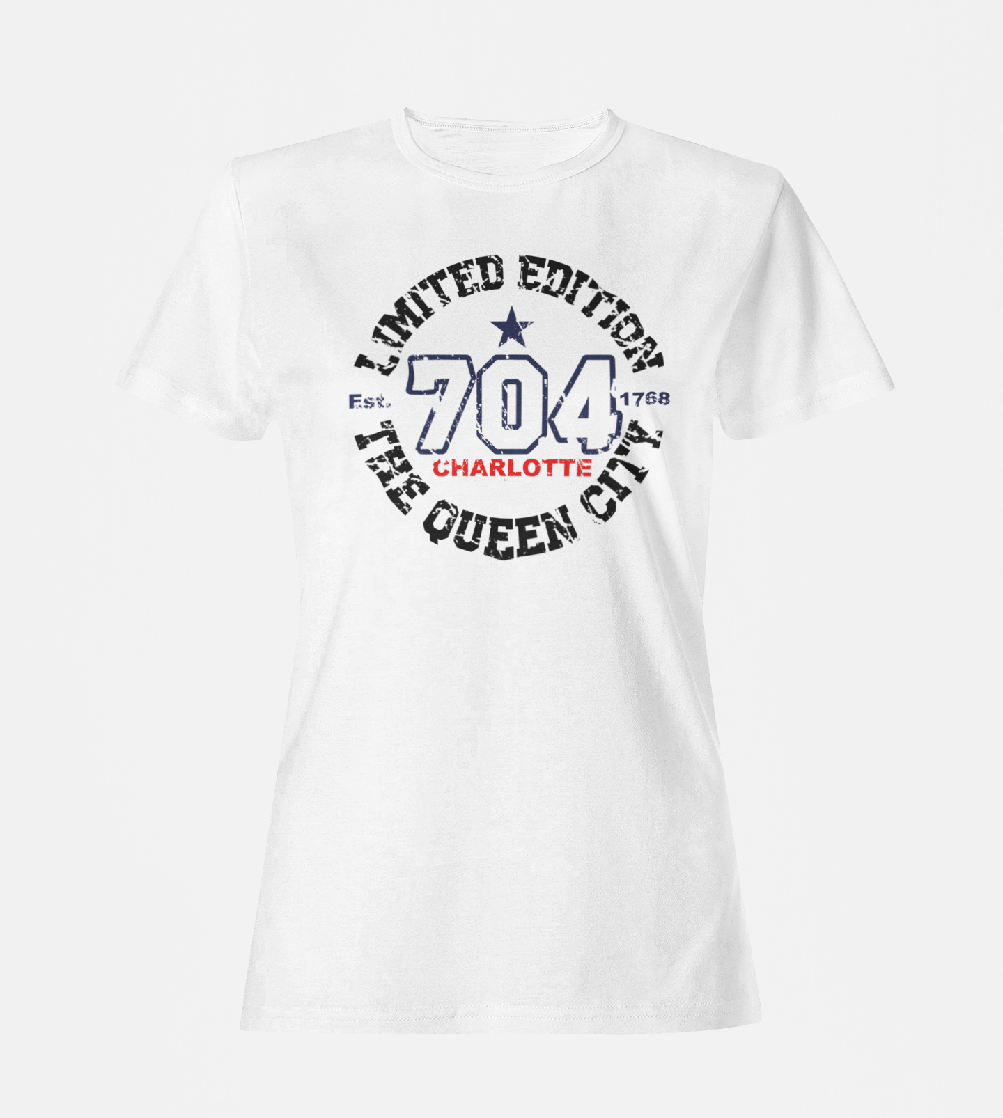 Charlotte, NC t-shirts, 704-Charlotte, NC, limited edition graphic tee