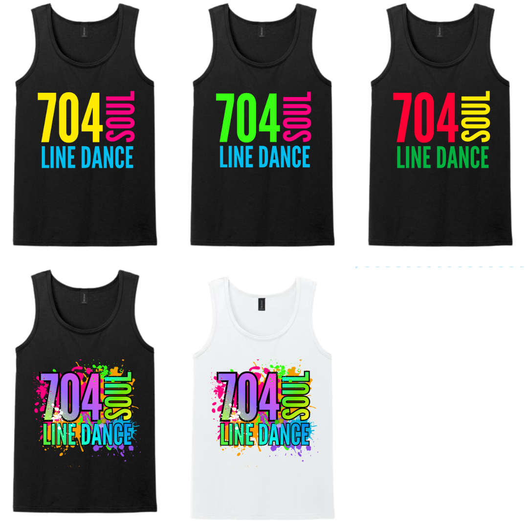 704 Soul Line Dance Classic Tank Top - Color Pop
