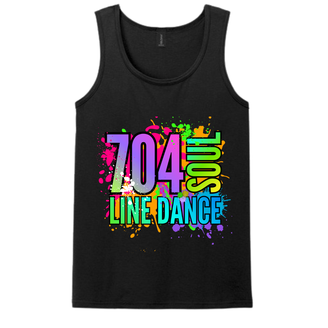 704 Soul Line Dance Classic Tank Top - Color Pop